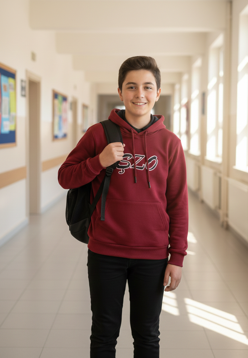 Eryaman Şair Zihni Ortaokulu Kapüşonlu Sweat